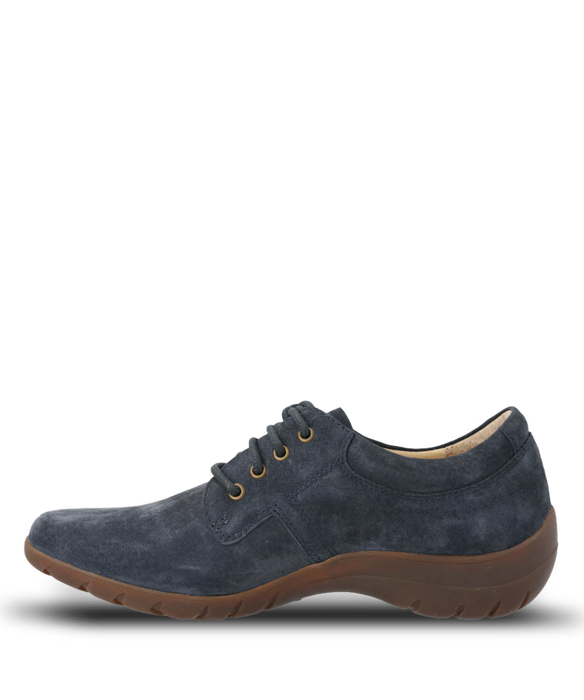 Zapato Cuero Mujer Rojam Azul Oscuro