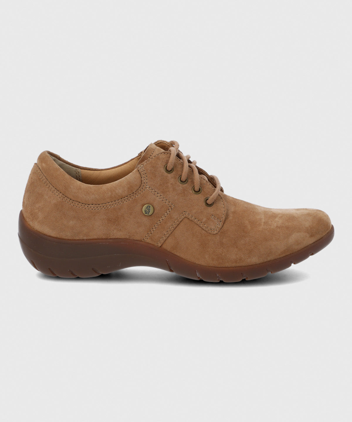 Zapato Cuero Mujer Rojam Café Hush Puppies