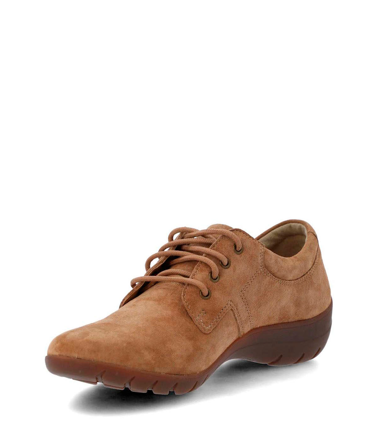 Zapato Cuero Mujer Rojam Café Hush Puppies