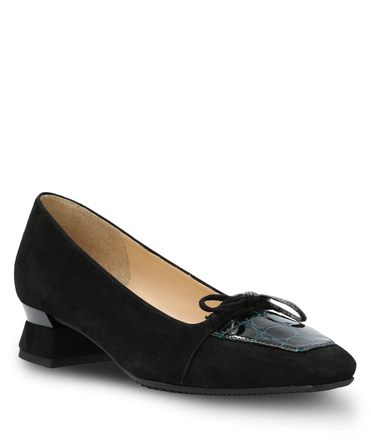 Zapato Brunate Cuero Mujer Dina Negro Hush Puppies