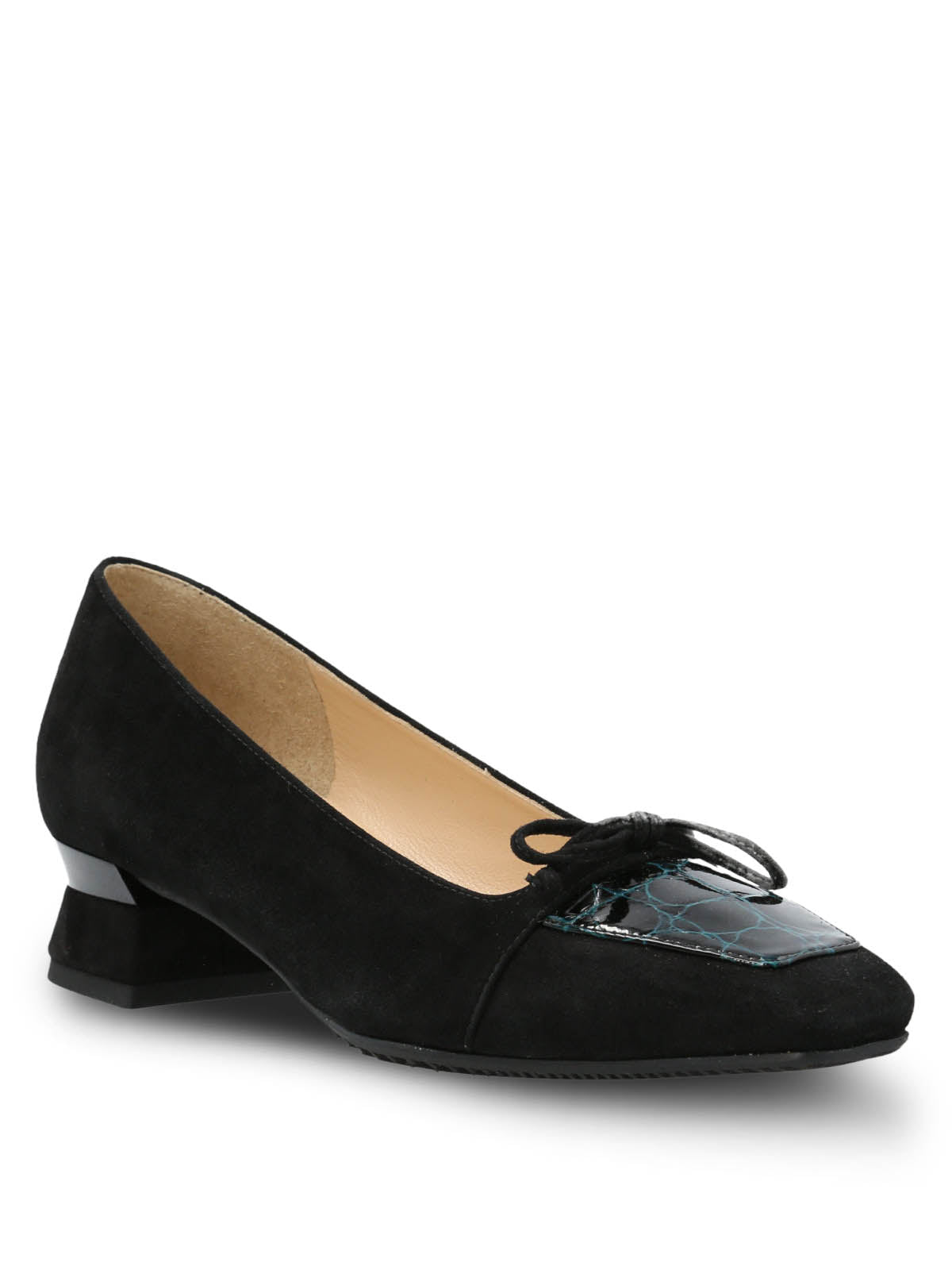 Zapato Brunate Cuero Mujer Dina Negro Hush Puppies
