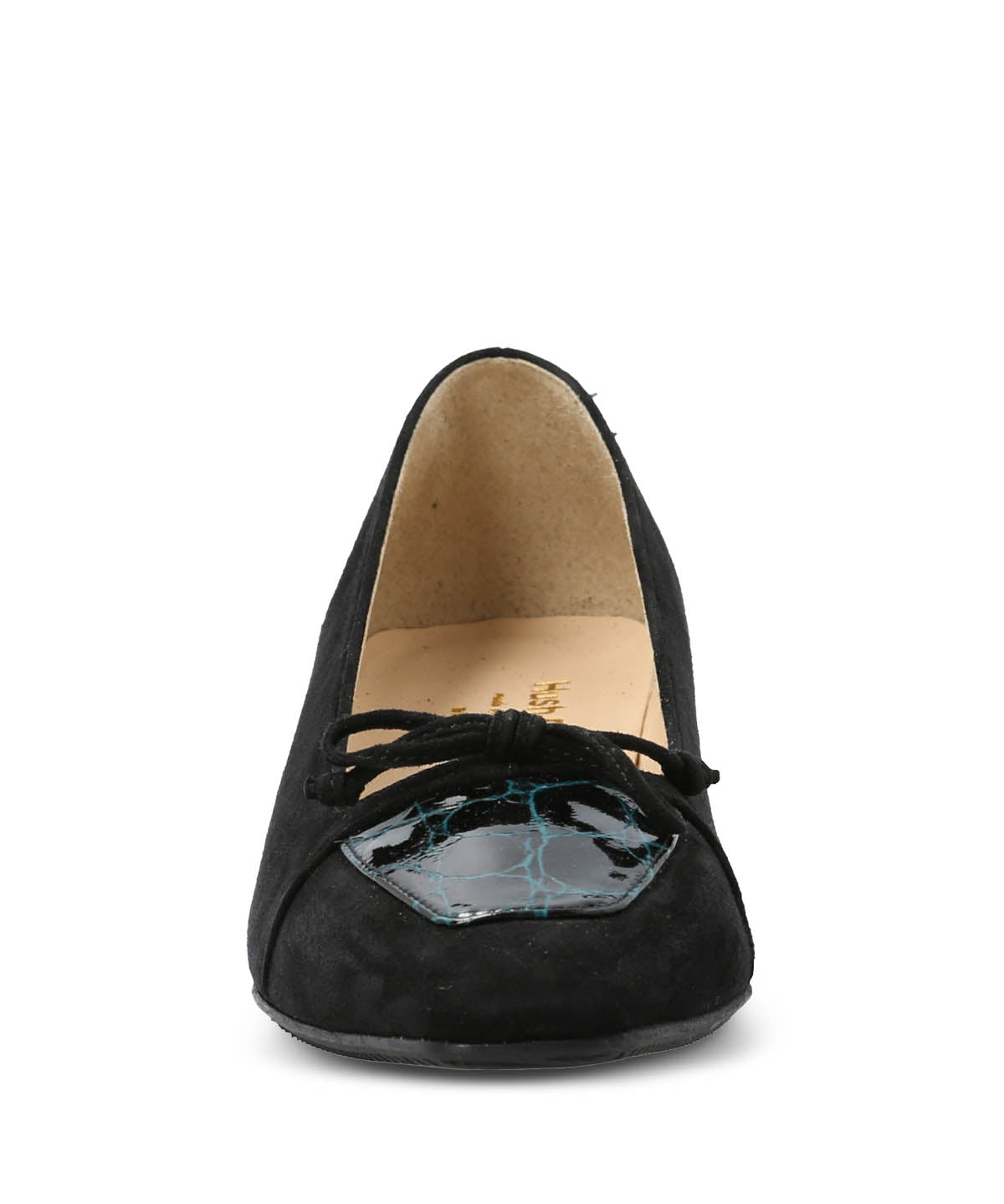 Zapato Brunate Cuero Mujer Dina Negro Hush Puppies
