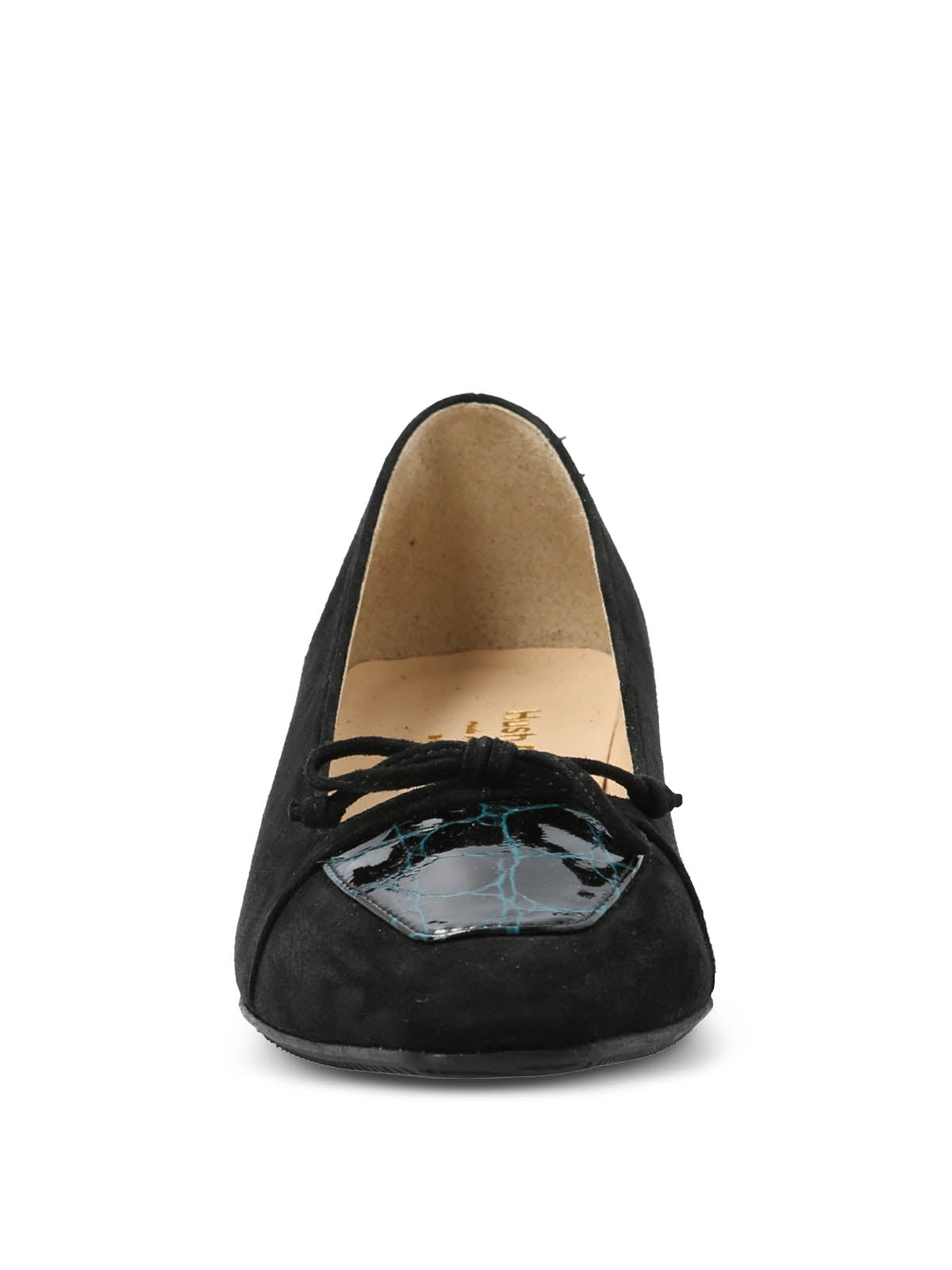 Zapato Brunate Cuero Mujer Dina Negro Hush Puppies