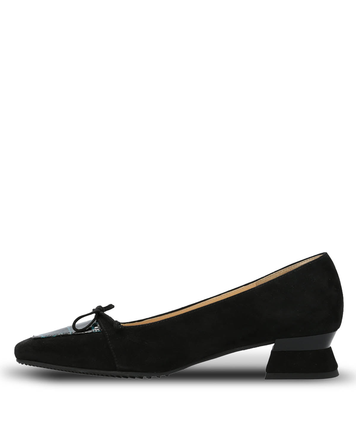 Zapato Brunate Cuero Mujer Dina Negro Hush Puppies