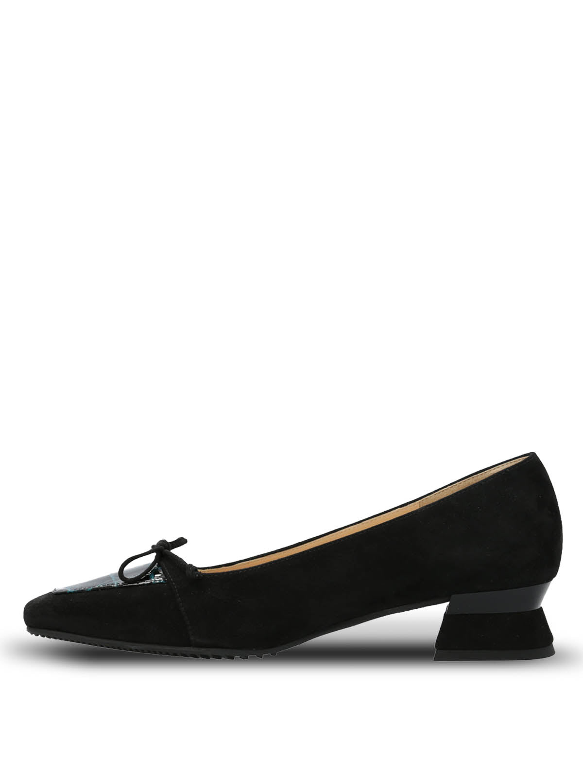 Zapato Brunate Cuero Mujer Dina Negro Hush Puppies