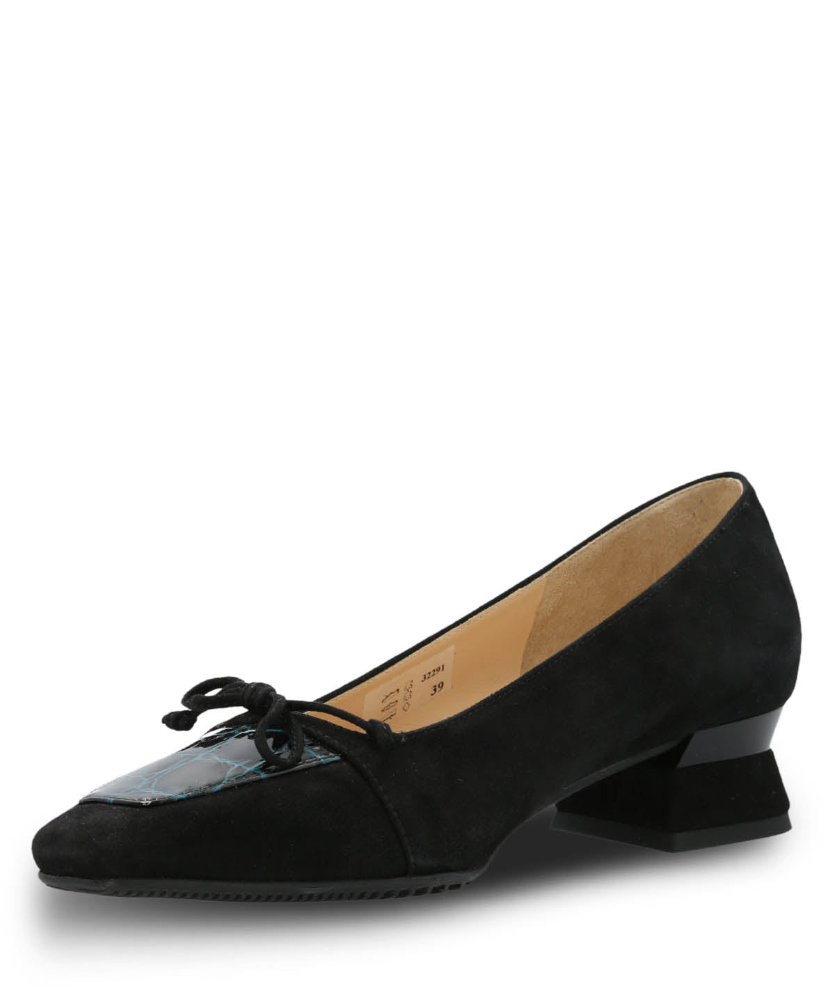 Zapato Brunate Cuero Mujer Dina Negro Hush Puppies
