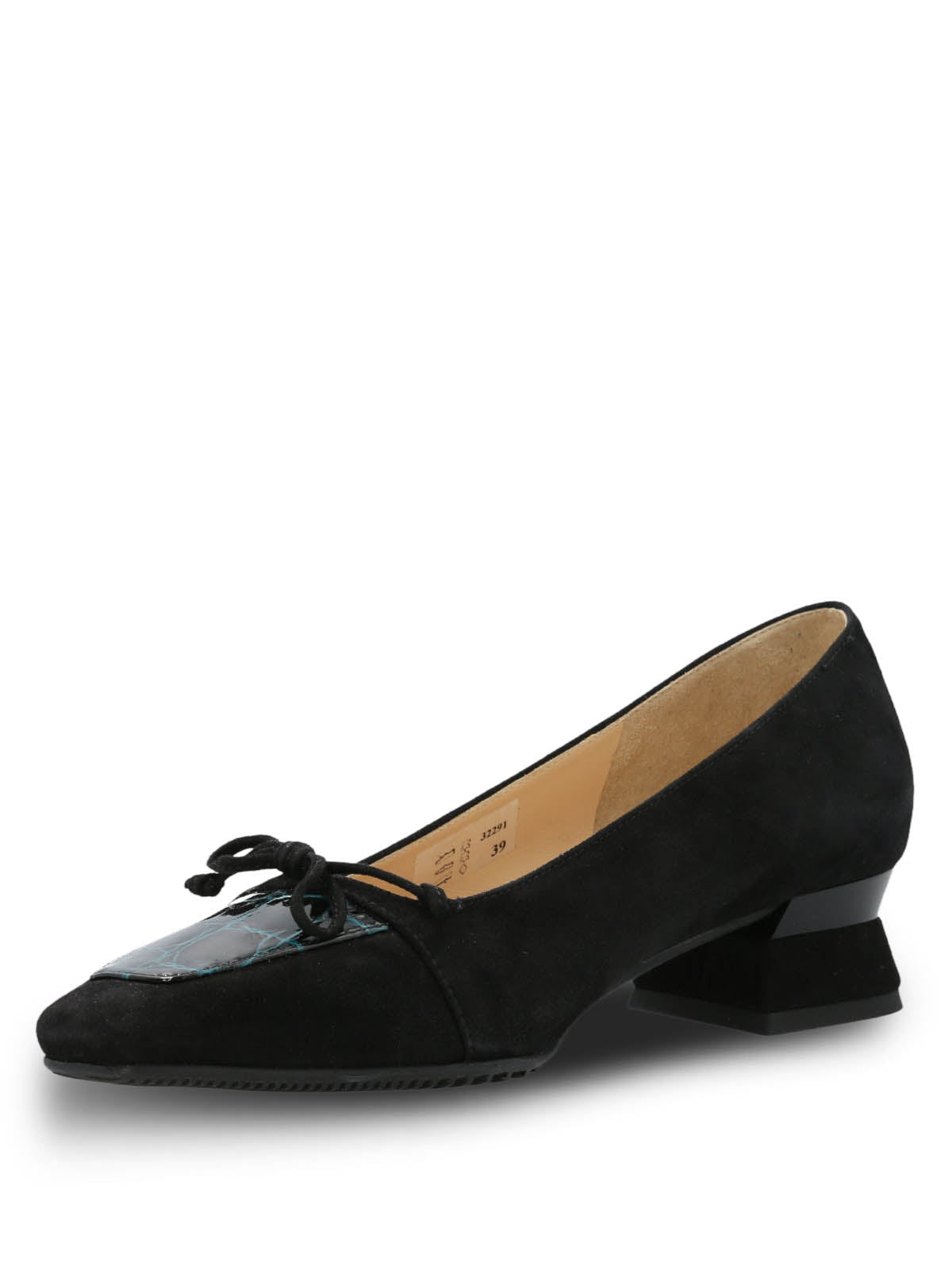 Zapato Brunate Cuero Mujer Dina Negro Hush Puppies