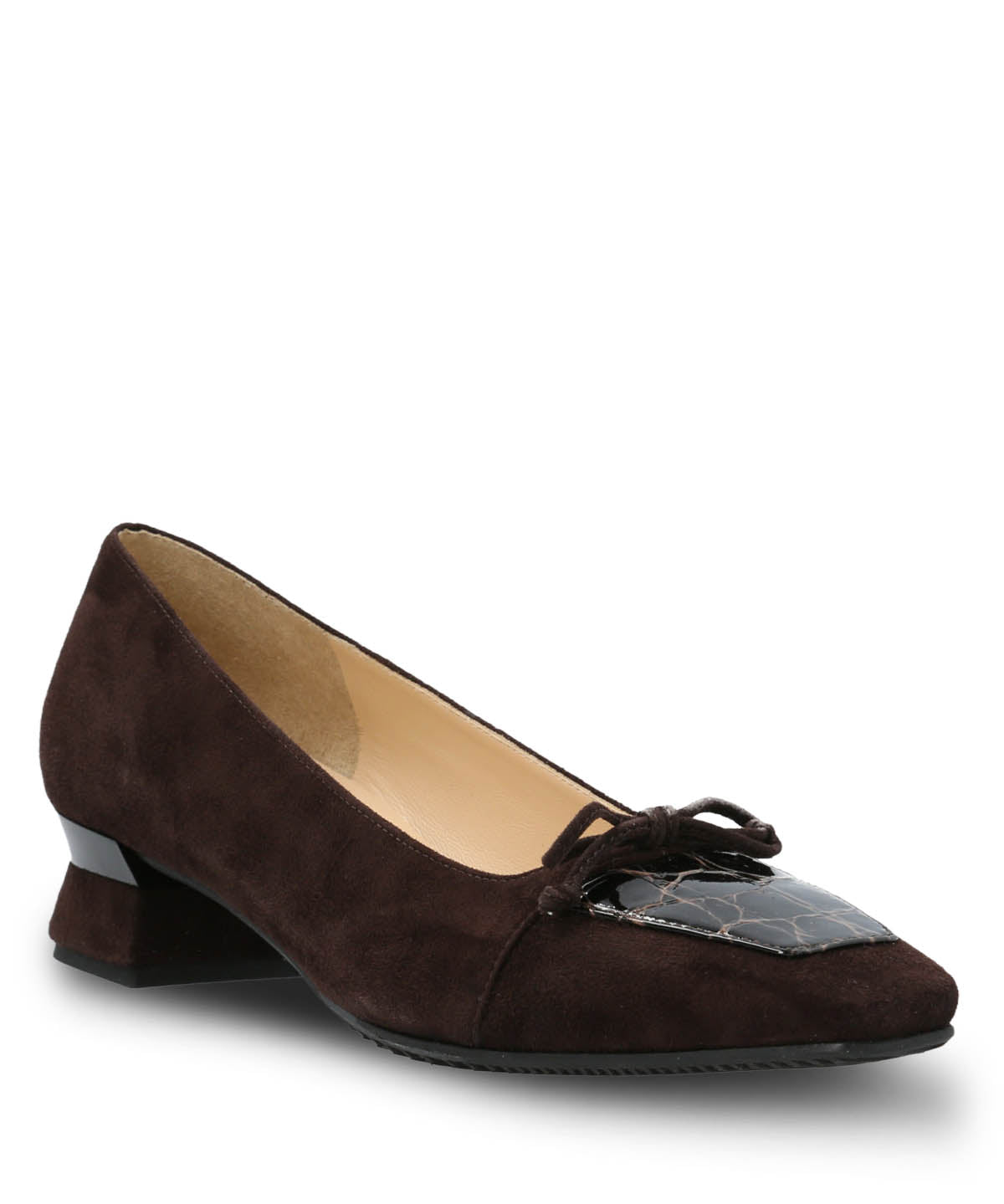 Zapato Brunate Cuero Mujer Dina Café Hush Puppies