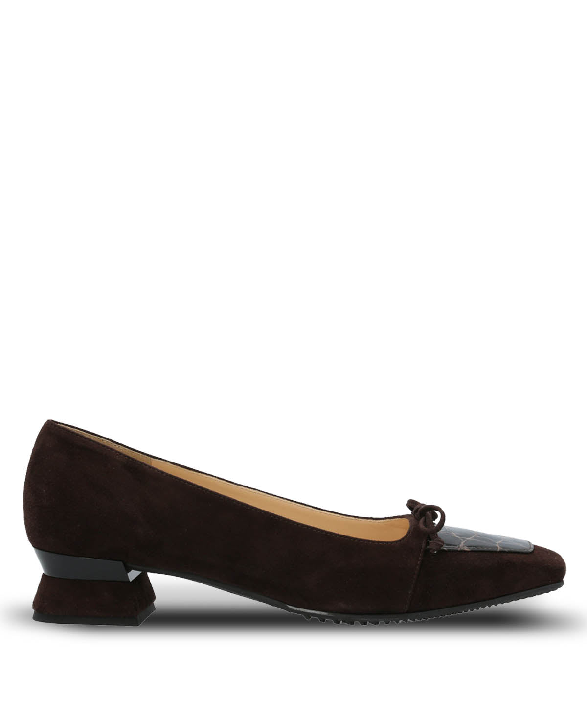 Zapato Brunate Cuero Mujer Dina Café Hush Puppies