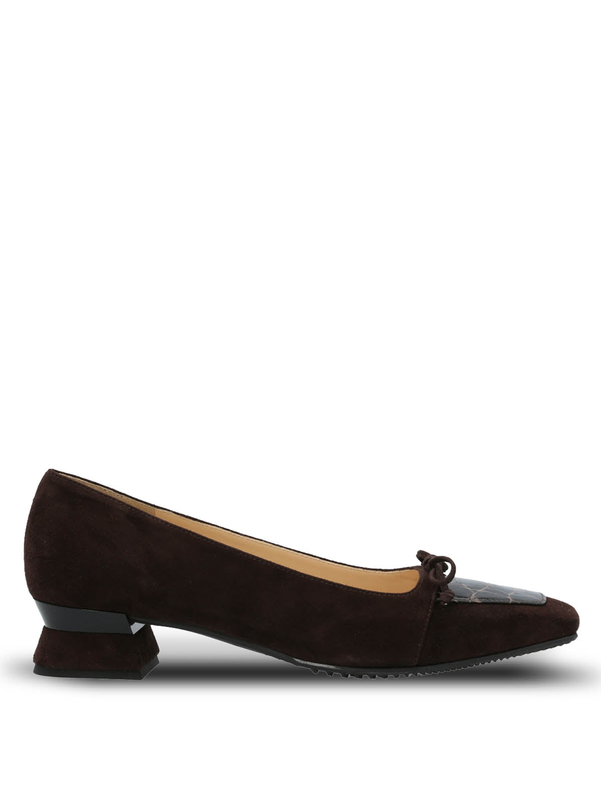 Zapato Brunate Cuero Mujer Dina Café Hush Puppies