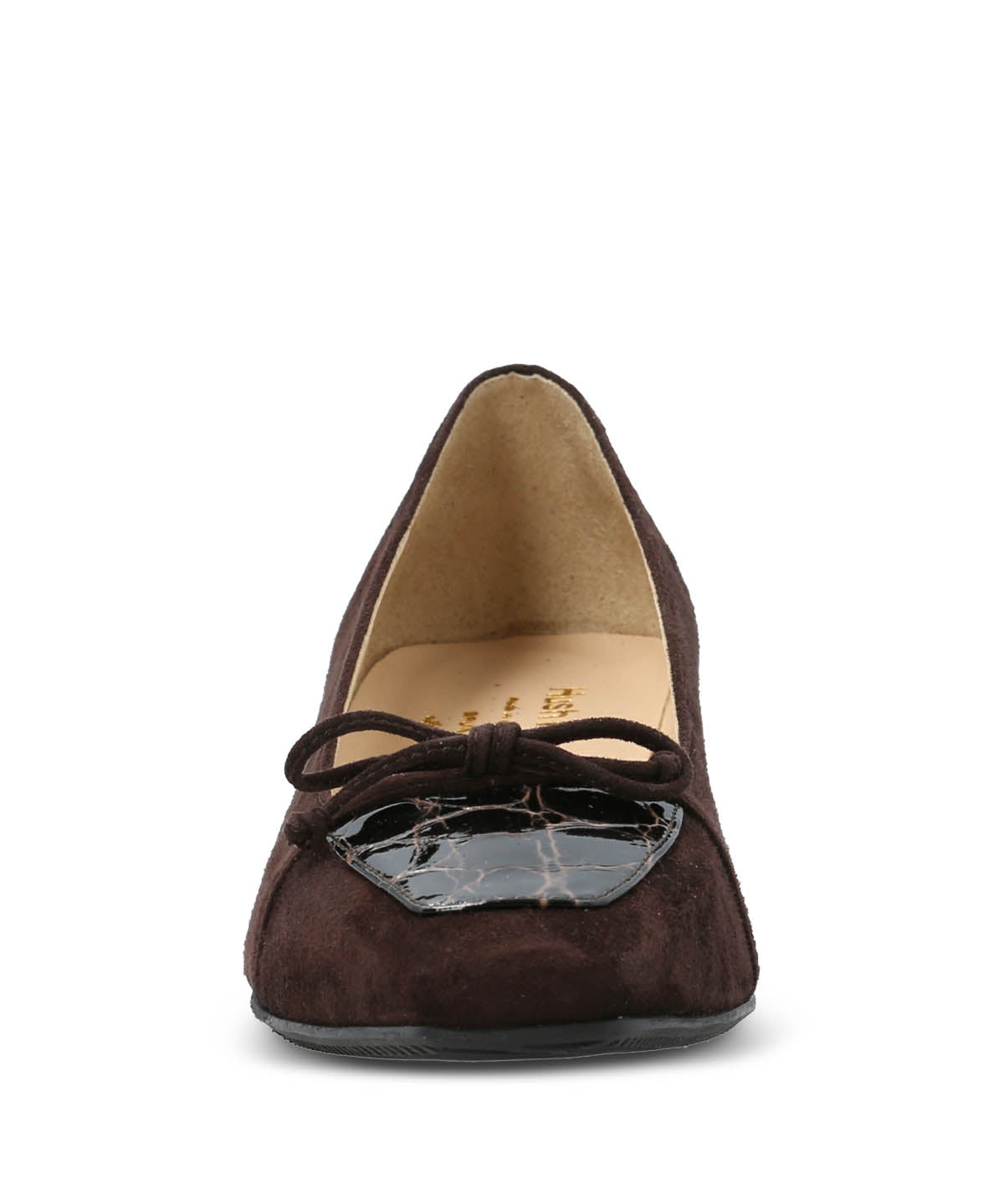 Zapato Brunate Cuero Mujer Dina Café Hush Puppies