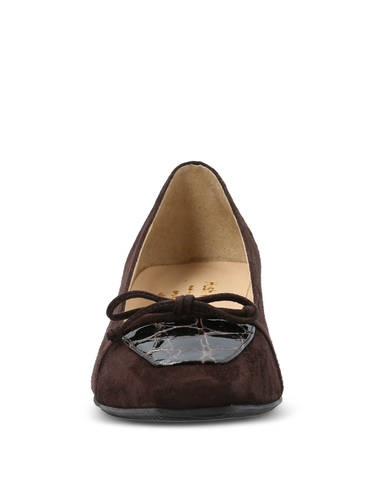 Zapato Brunate Cuero Mujer Dina Café Hush Puppies