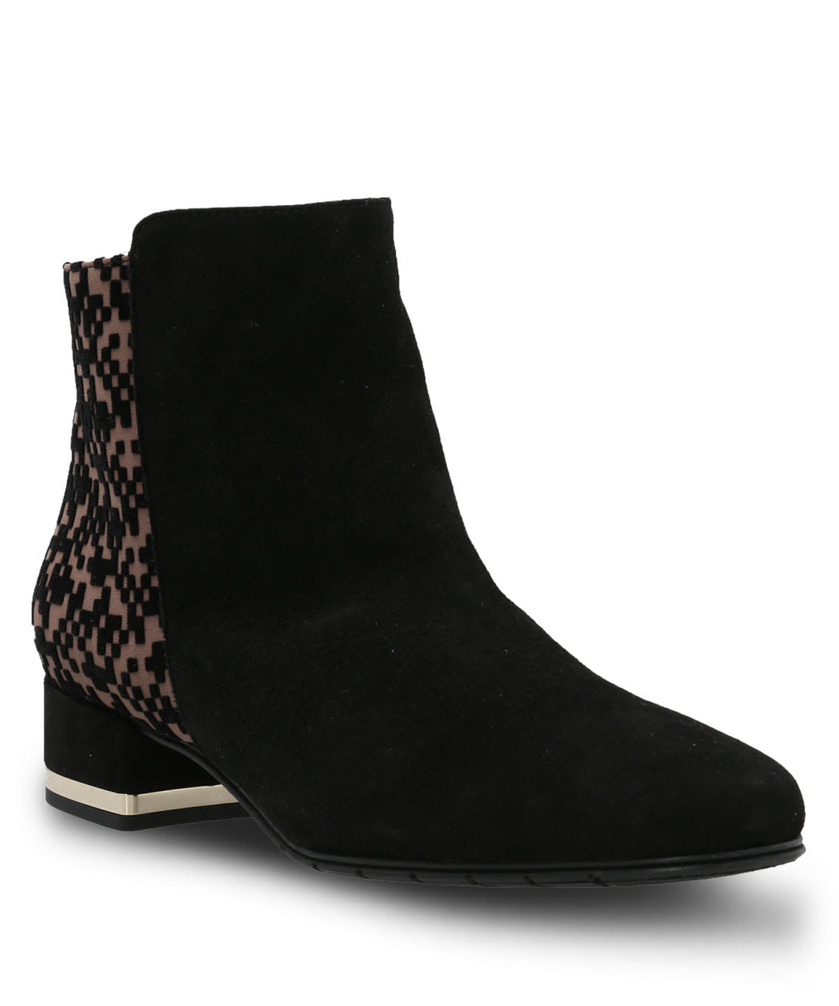 Botin Brunate Cuero Mujer Renata Negro Hush Puppies
