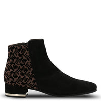 Botin Brunate Cuero Mujer Renata Negro Hush Puppies