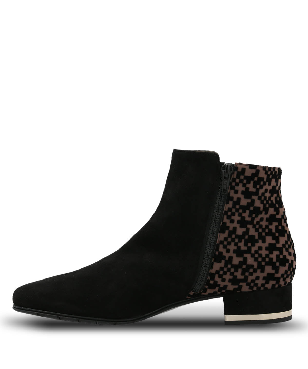 Botin Brunate Cuero Mujer Renata Negro Hush Puppies