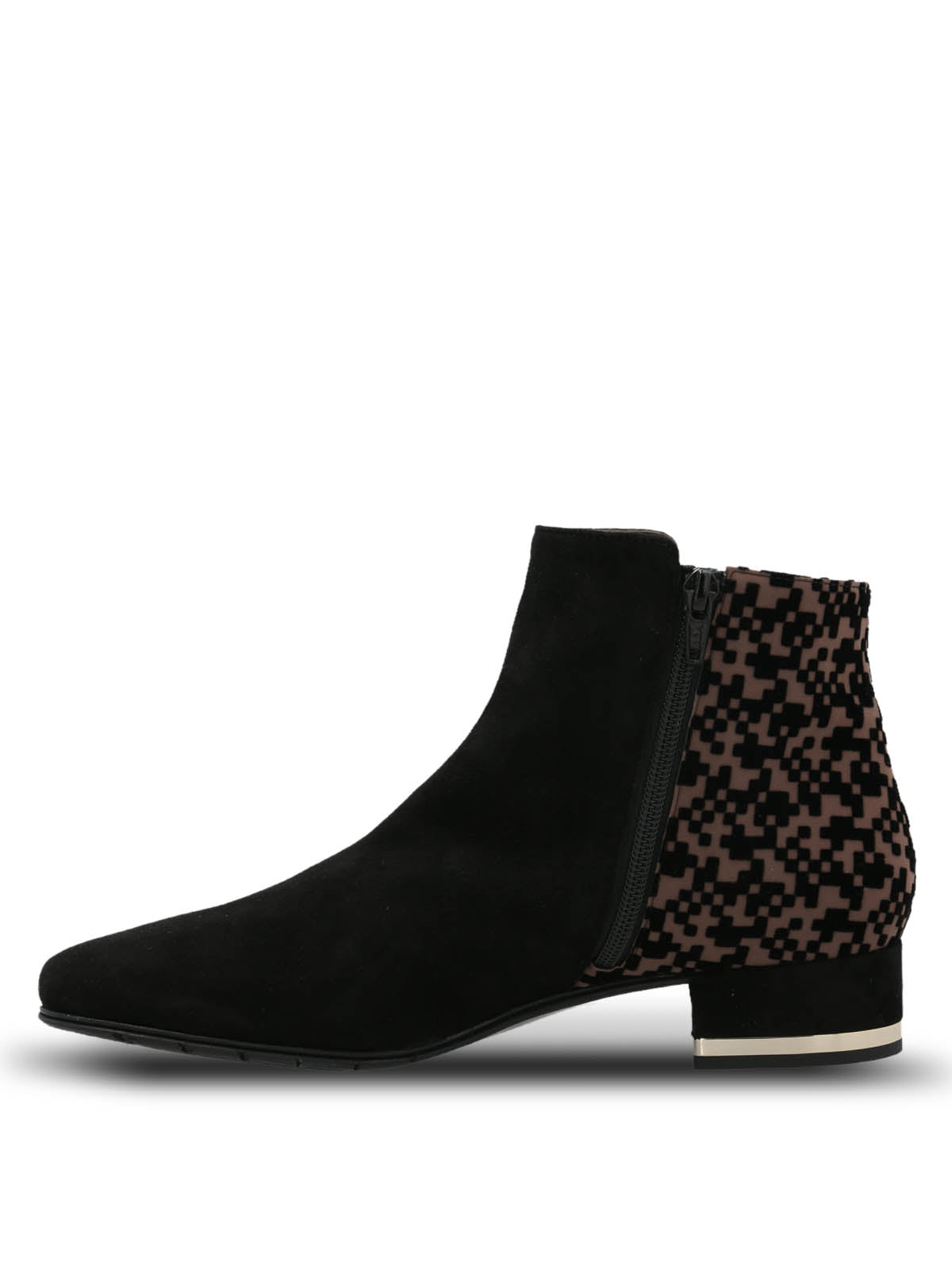 Botin Brunate Cuero Mujer Renata Negro Hush Puppies