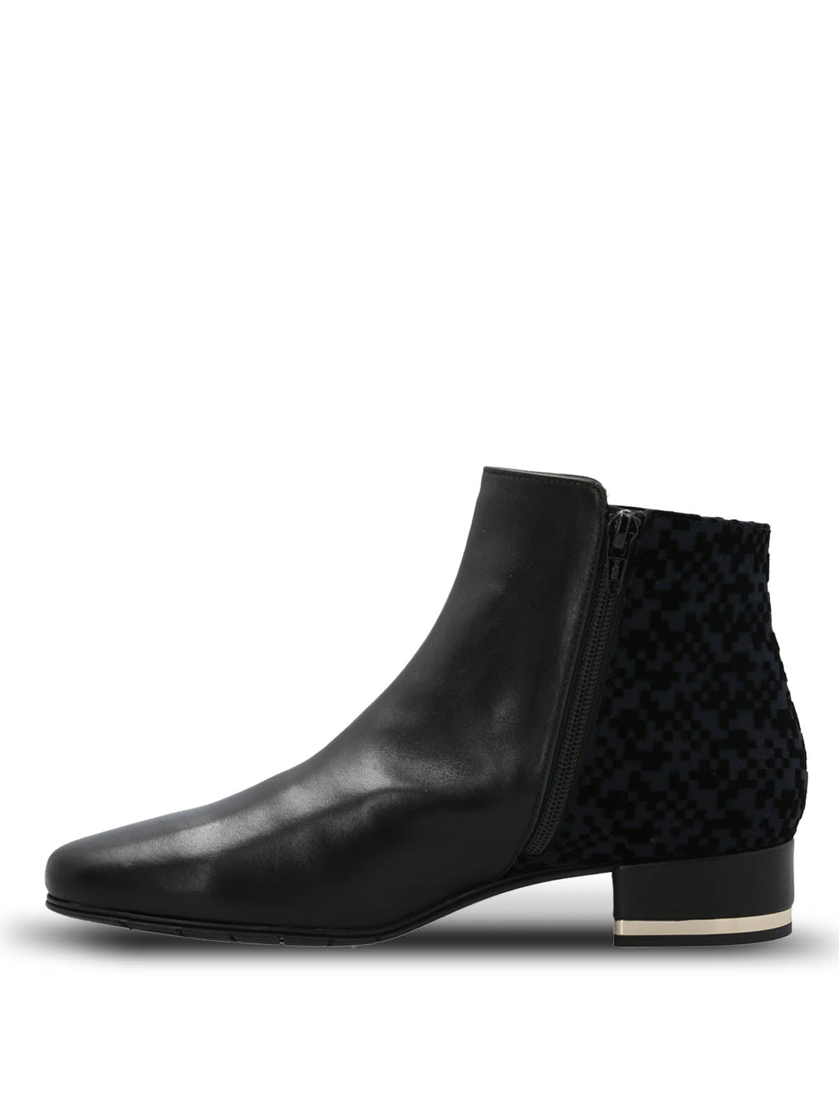 Botin Brunate Cuero Mujer Renata Azul Hush Puppies