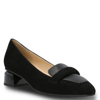 Zapato Brunate Cuero Mujer Alvize Negro Hush Puppies
