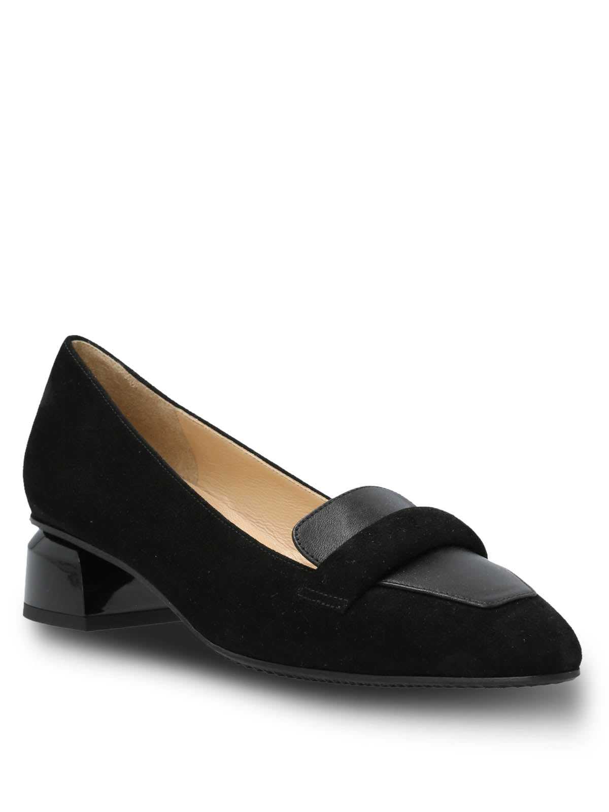 Zapato Brunate Cuero Mujer Alvize Negro Hush Puppies