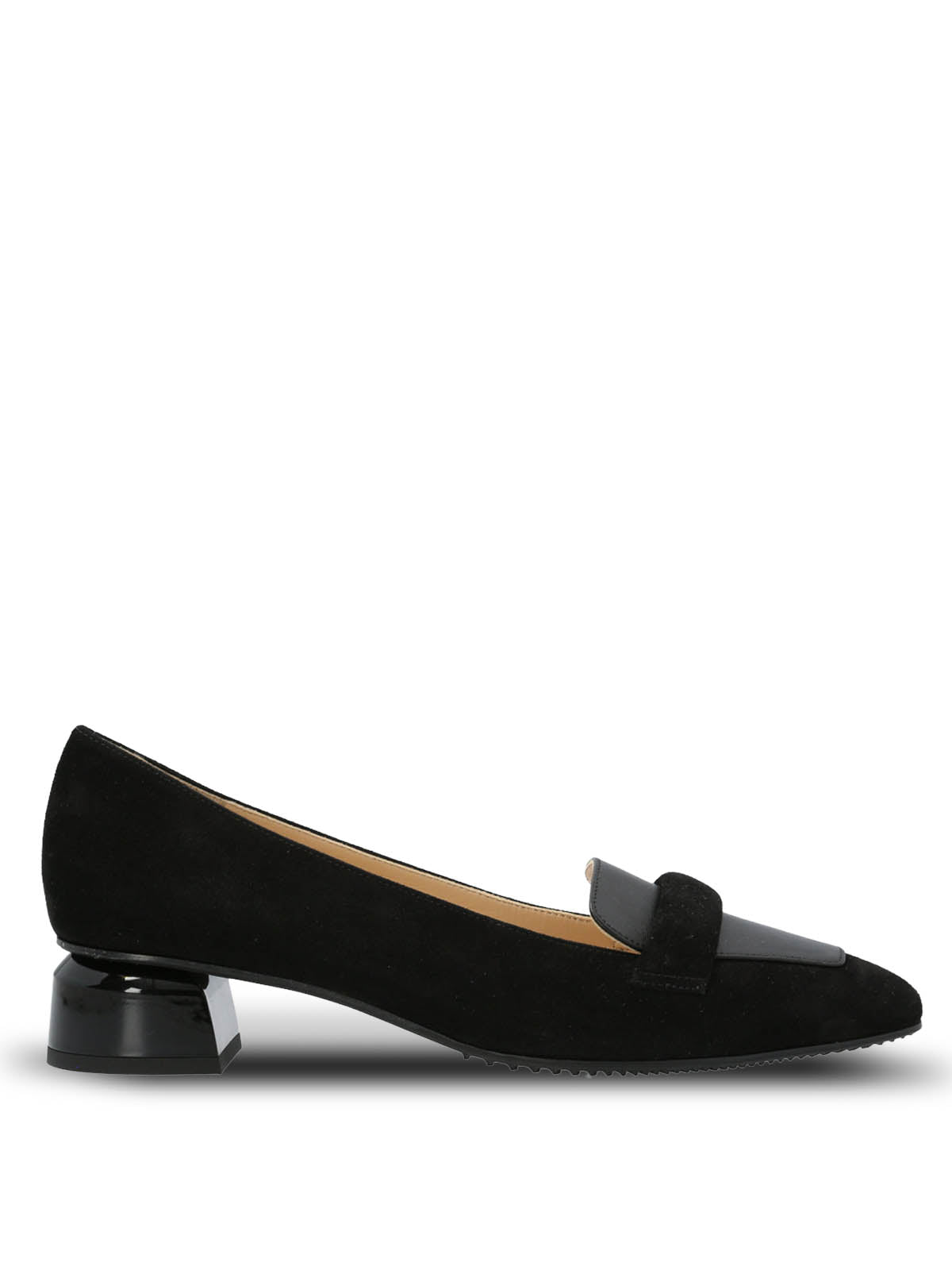 Zapato Brunate Cuero Mujer Alvize Negro Hush Puppies