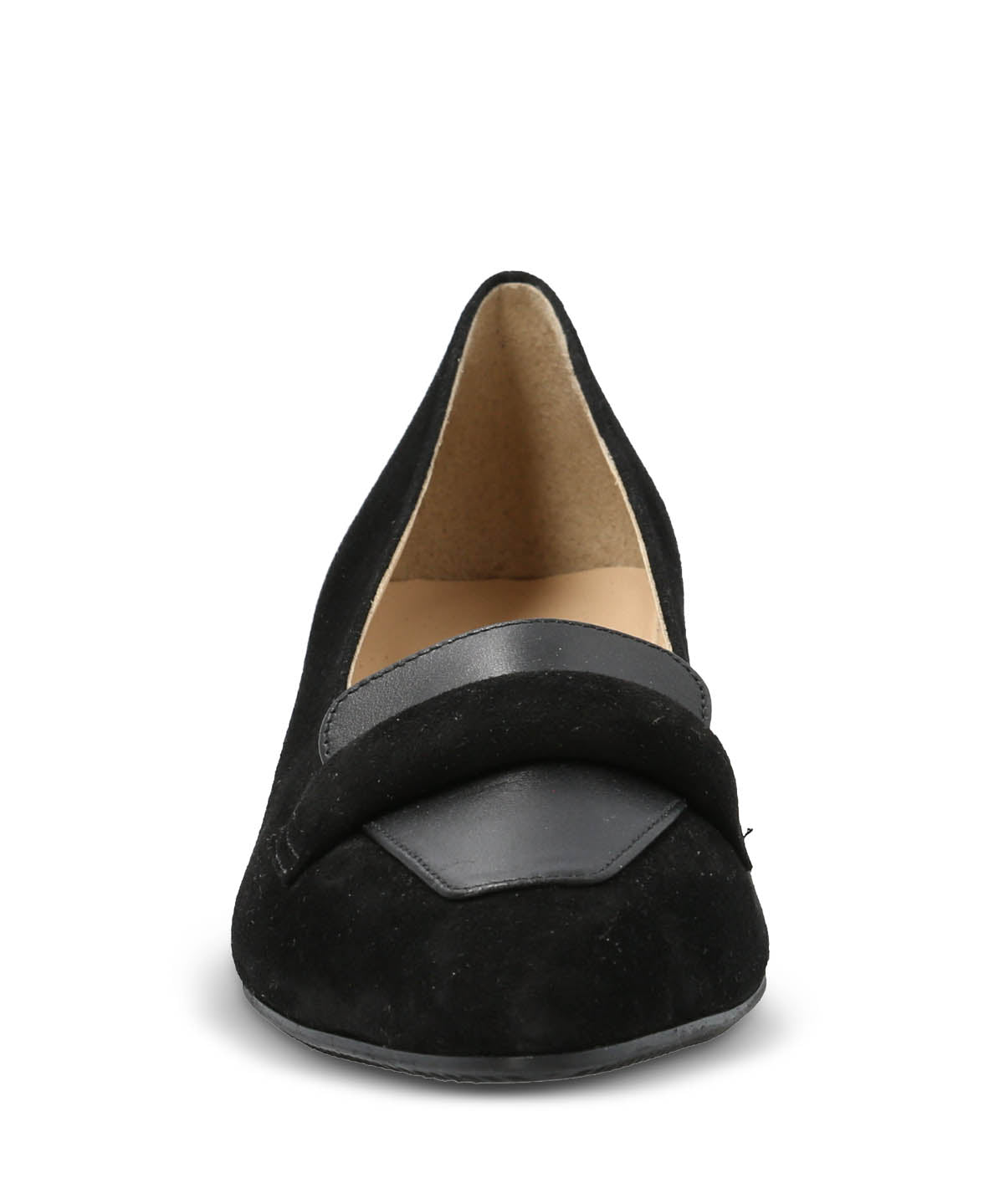 Zapato Brunate Cuero Mujer Alvize Negro Hush Puppies