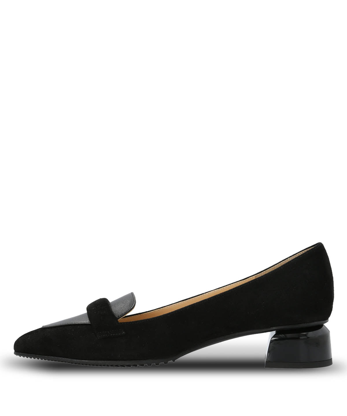 Zapato Brunate Cuero Mujer Alvize Negro Hush Puppies