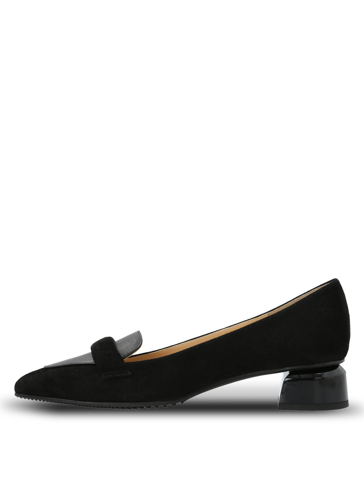 Zapato Brunate Cuero Mujer Alvize Negro Hush Puppies