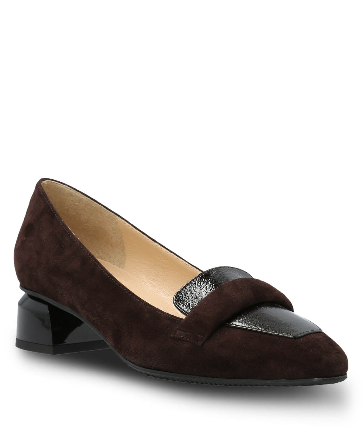 Zapato Brunate Cuero Mujer Alvize Café Hush Puppies
