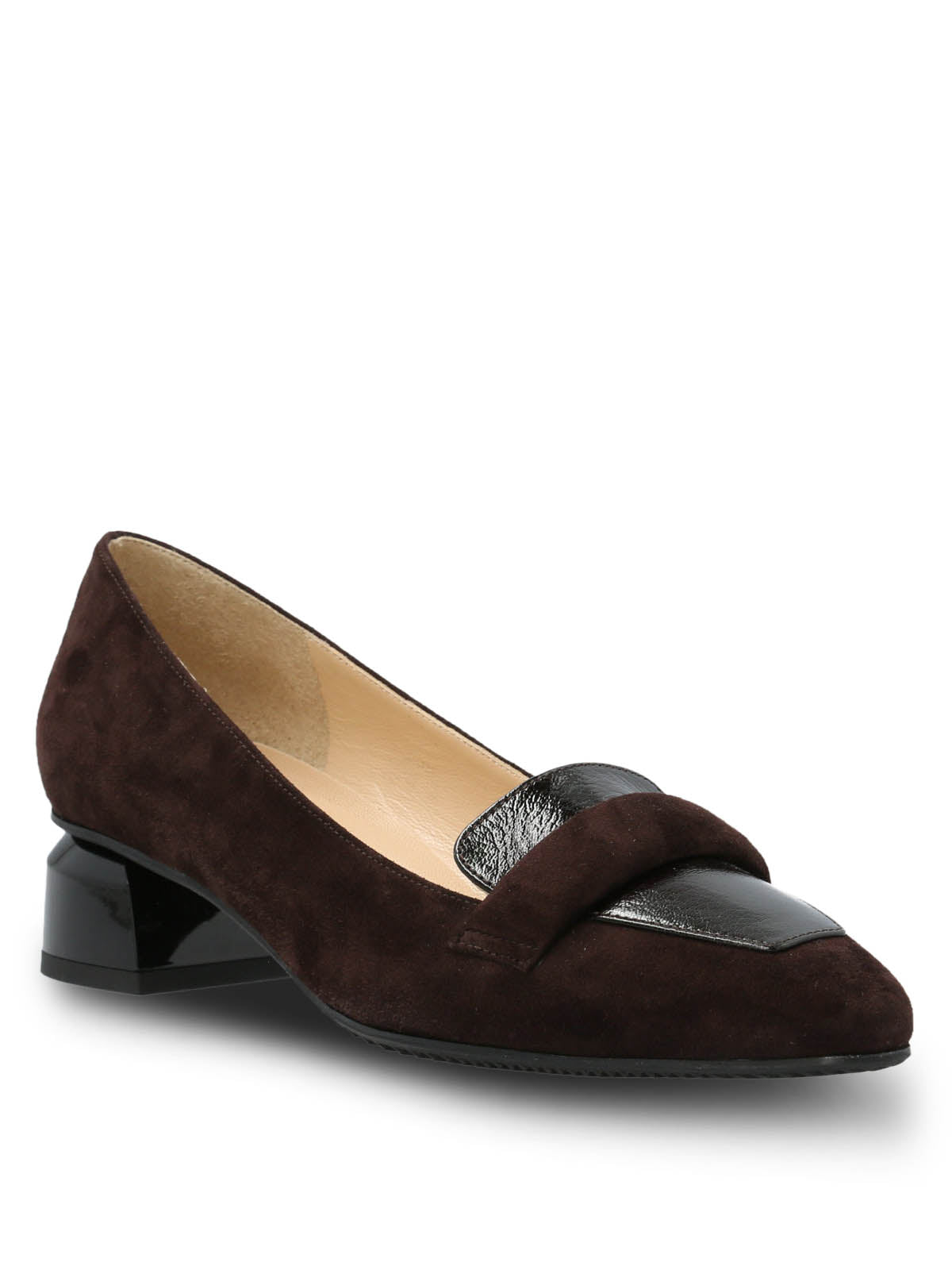 Zapato Brunate Cuero Mujer Alvize Café Hush Puppies
