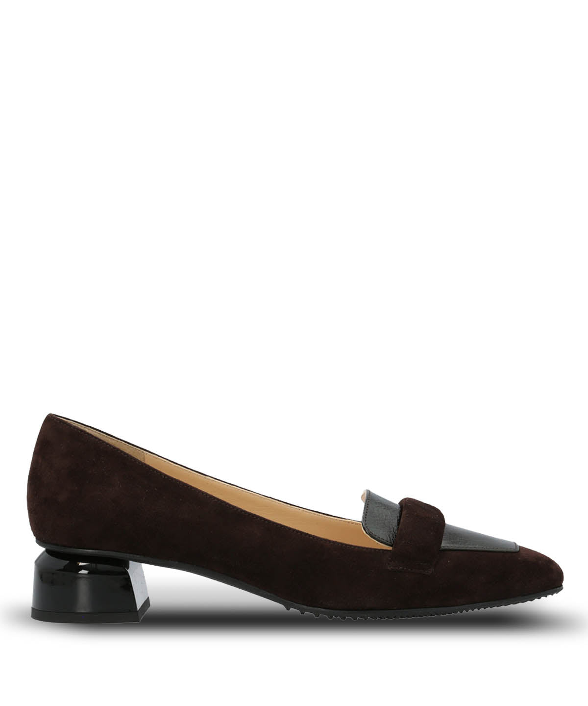 Zapato Brunate Cuero Mujer Alvize Café Hush Puppies