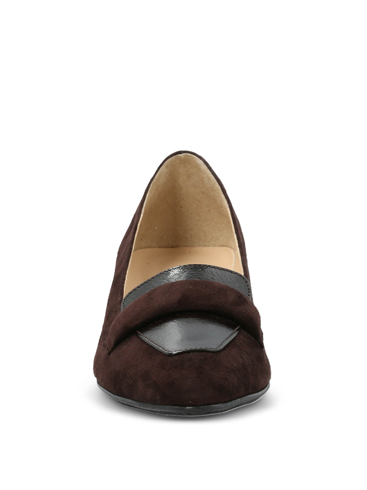 Zapato Brunate Cuero Mujer Alvize Café Hush Puppies