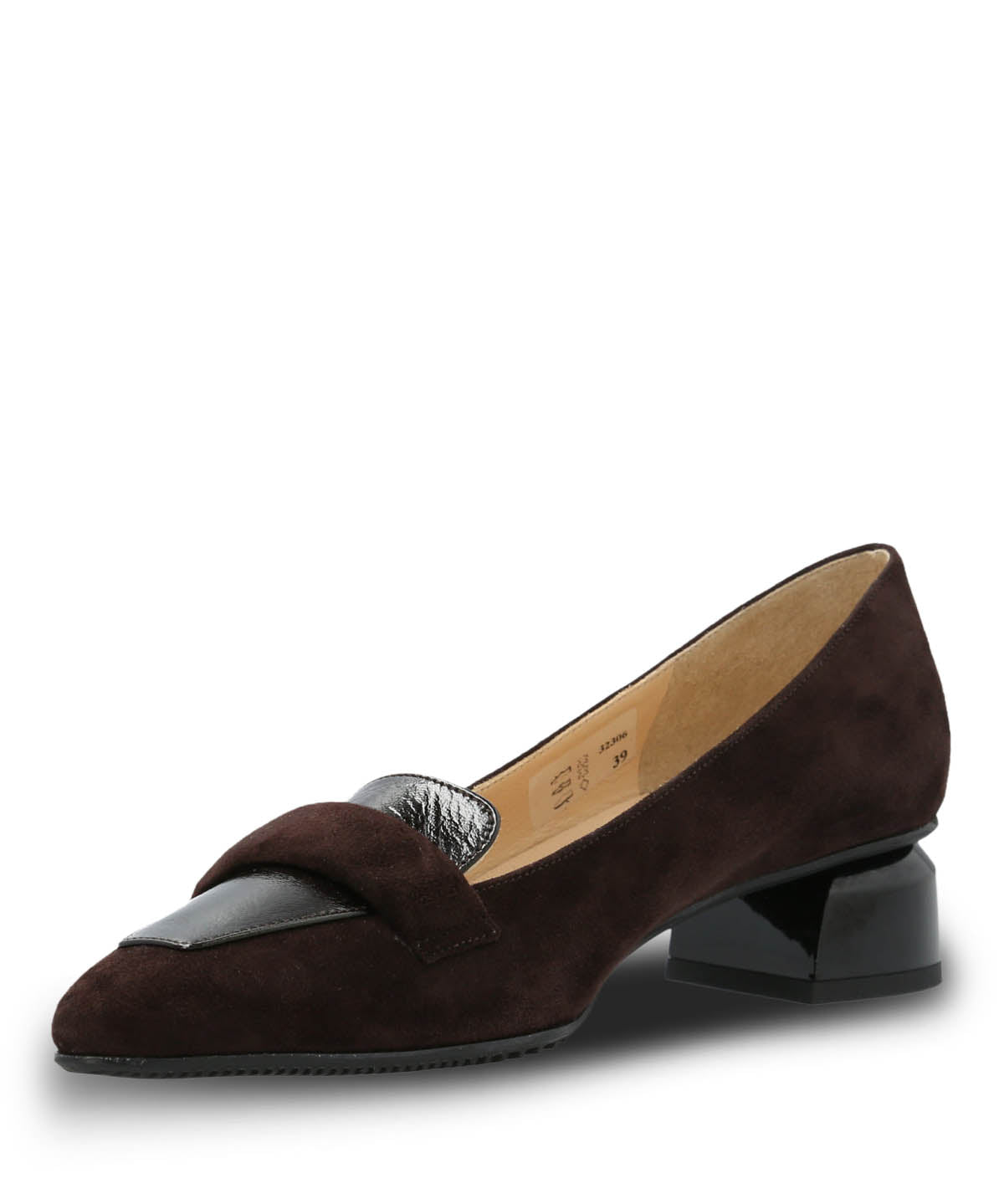 Zapato Brunate Cuero Mujer Alvize Café Hush Puppies
