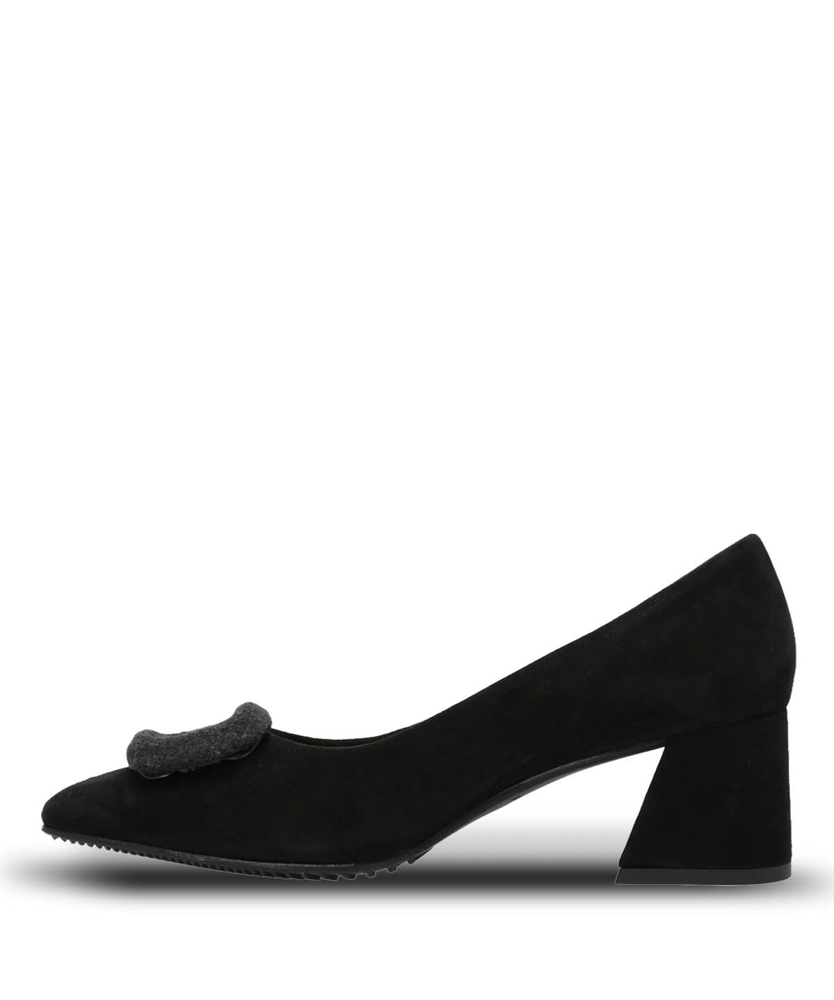 Zapato Brunate Cuero Mujer Alonza Negro Hush Puppies