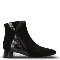 Botin Brunate Cuero Mujer Carmine Negro Hush Puppies