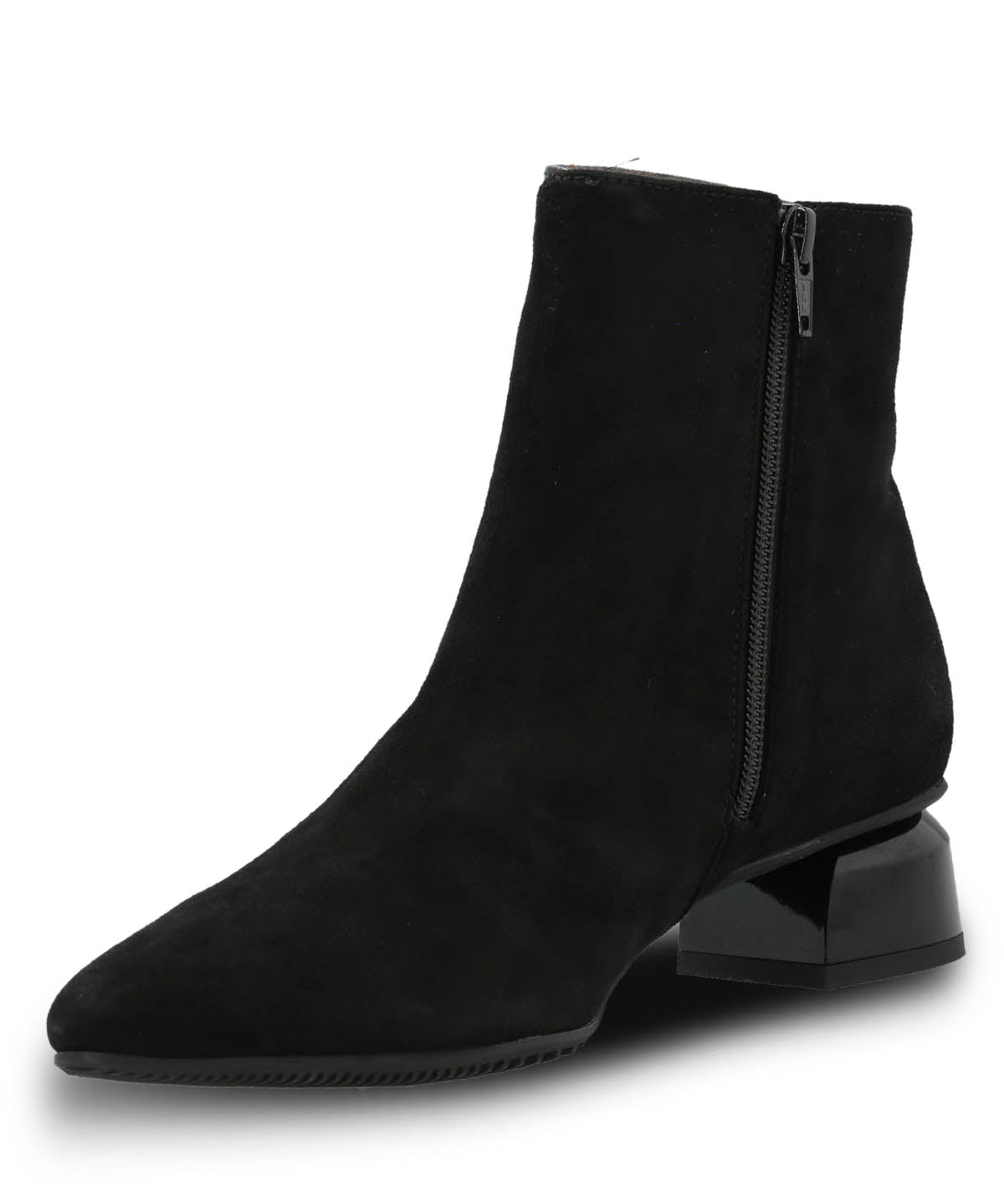 Botin Brunate Cuero Mujer Carmine Negro Hush Puppies