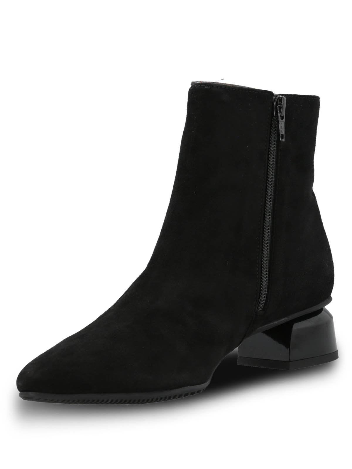 Botin Brunate Cuero Mujer Carmine Negro Hush Puppies