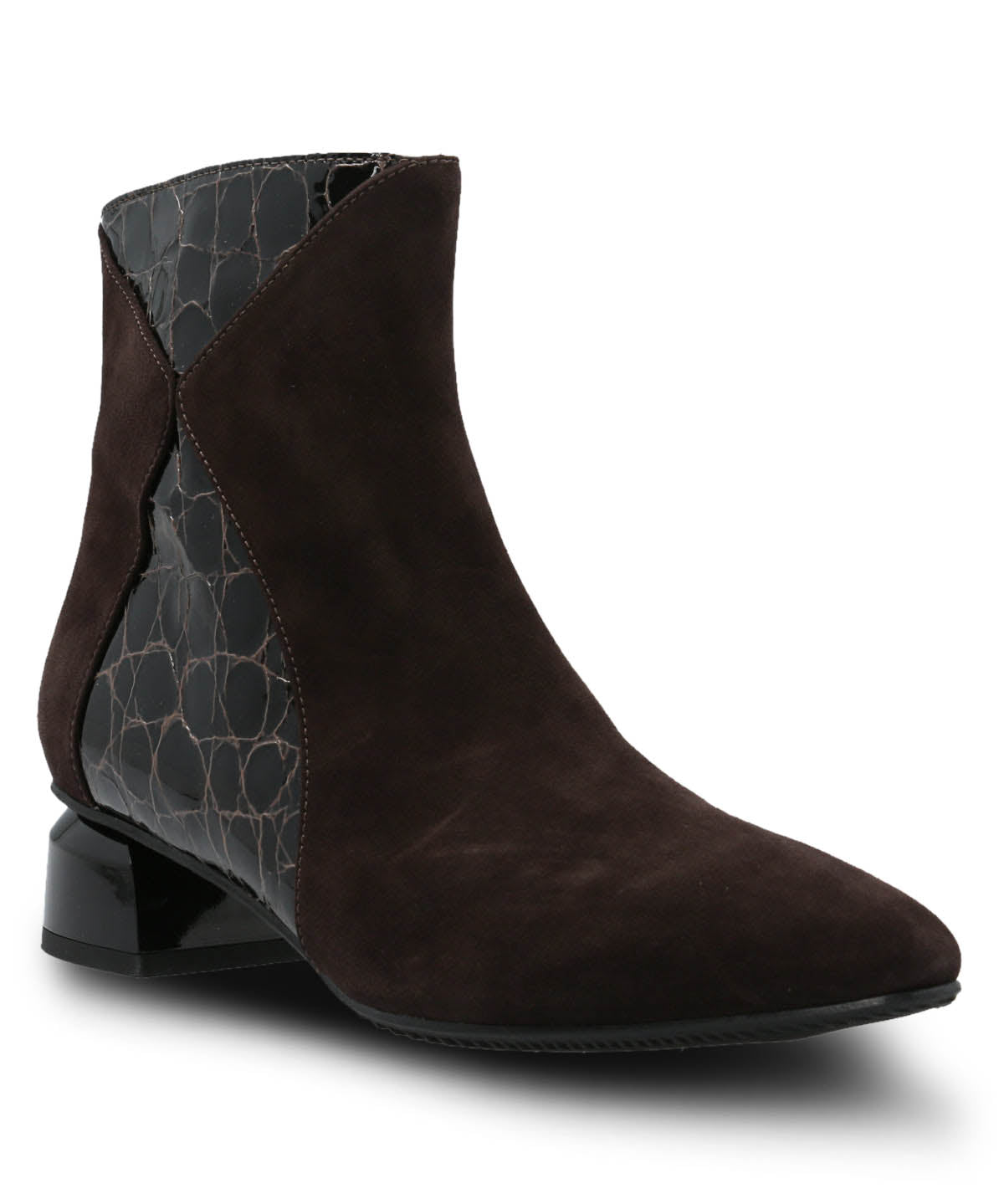 Botin Brunate Cuero Mujer Carmine Café Hush Puppies