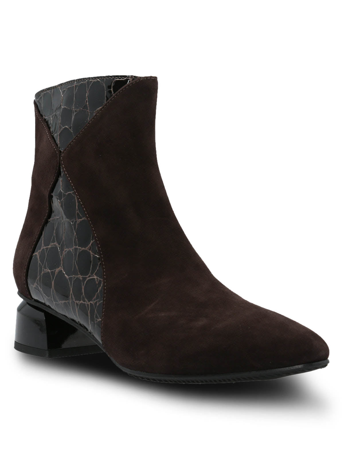 Botin Brunate Cuero Mujer Carmine Café Hush Puppies