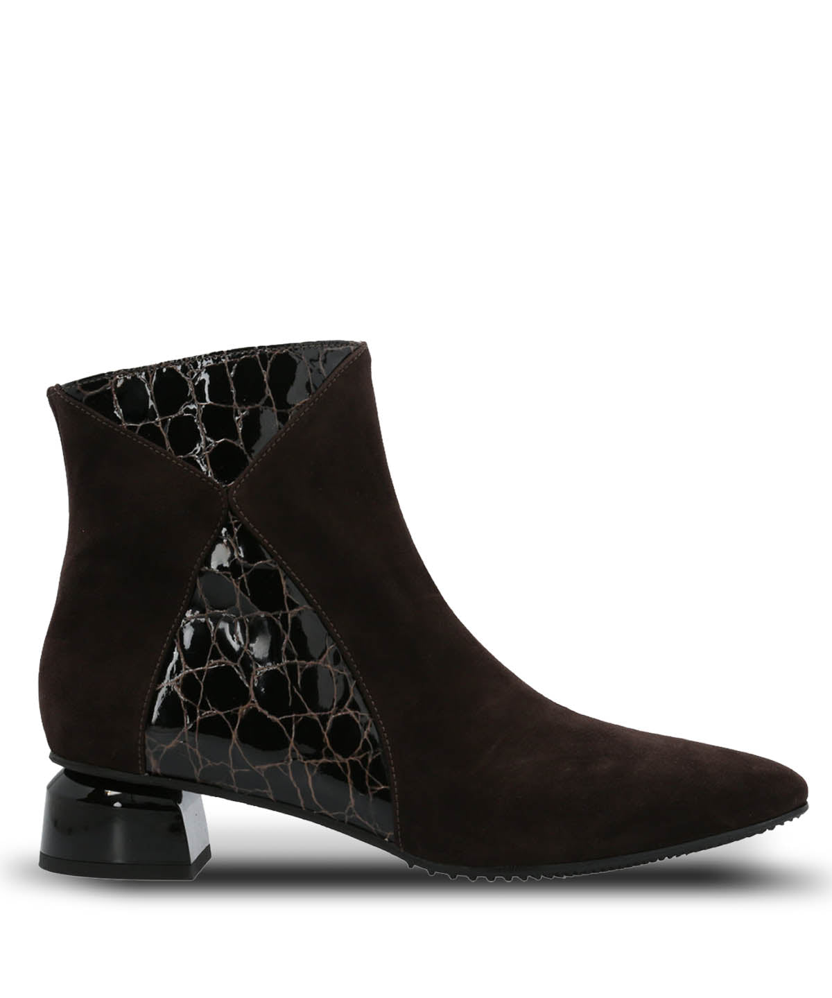 Botin Brunate Cuero Mujer Carmine Café Hush Puppies