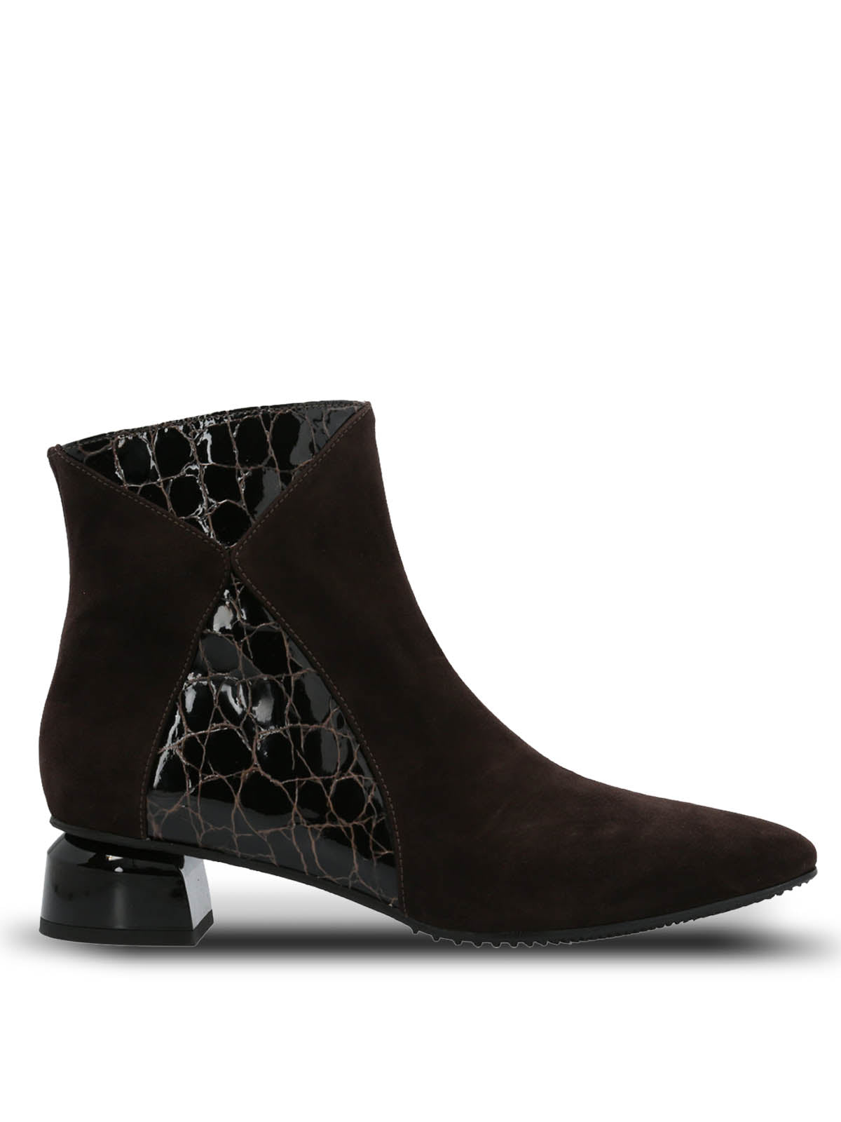 Botin Brunate Cuero Mujer Carmine Café Hush Puppies