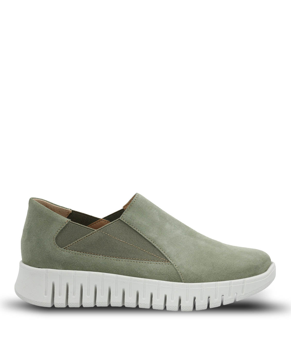 Slip On Mujer Cuero Torino Verde Hush Puppies