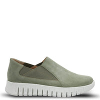 Slip On Mujer Cuero Torino Verde Hush Puppies