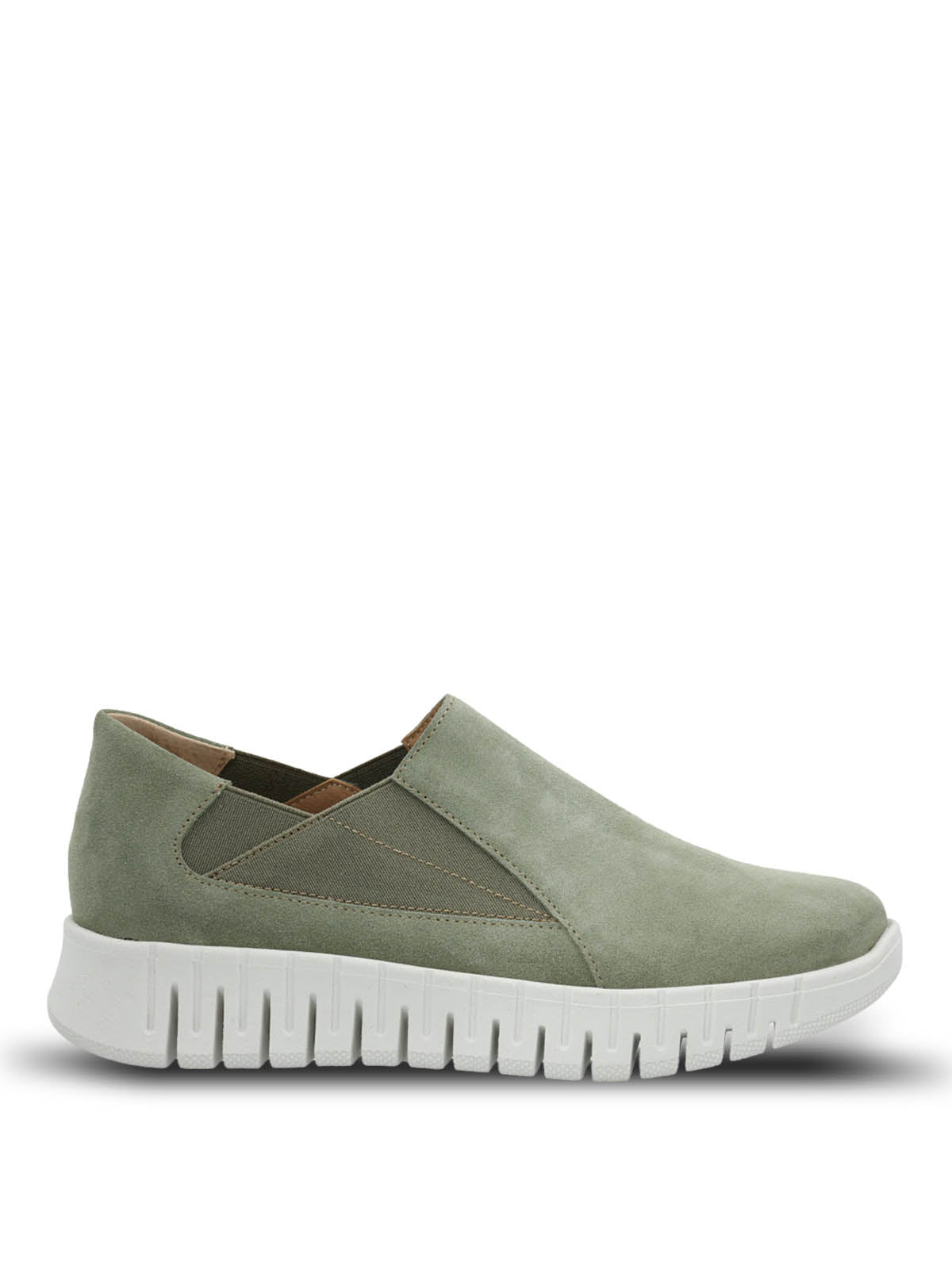 Slip On Mujer Cuero Torino Verde Hush Puppies