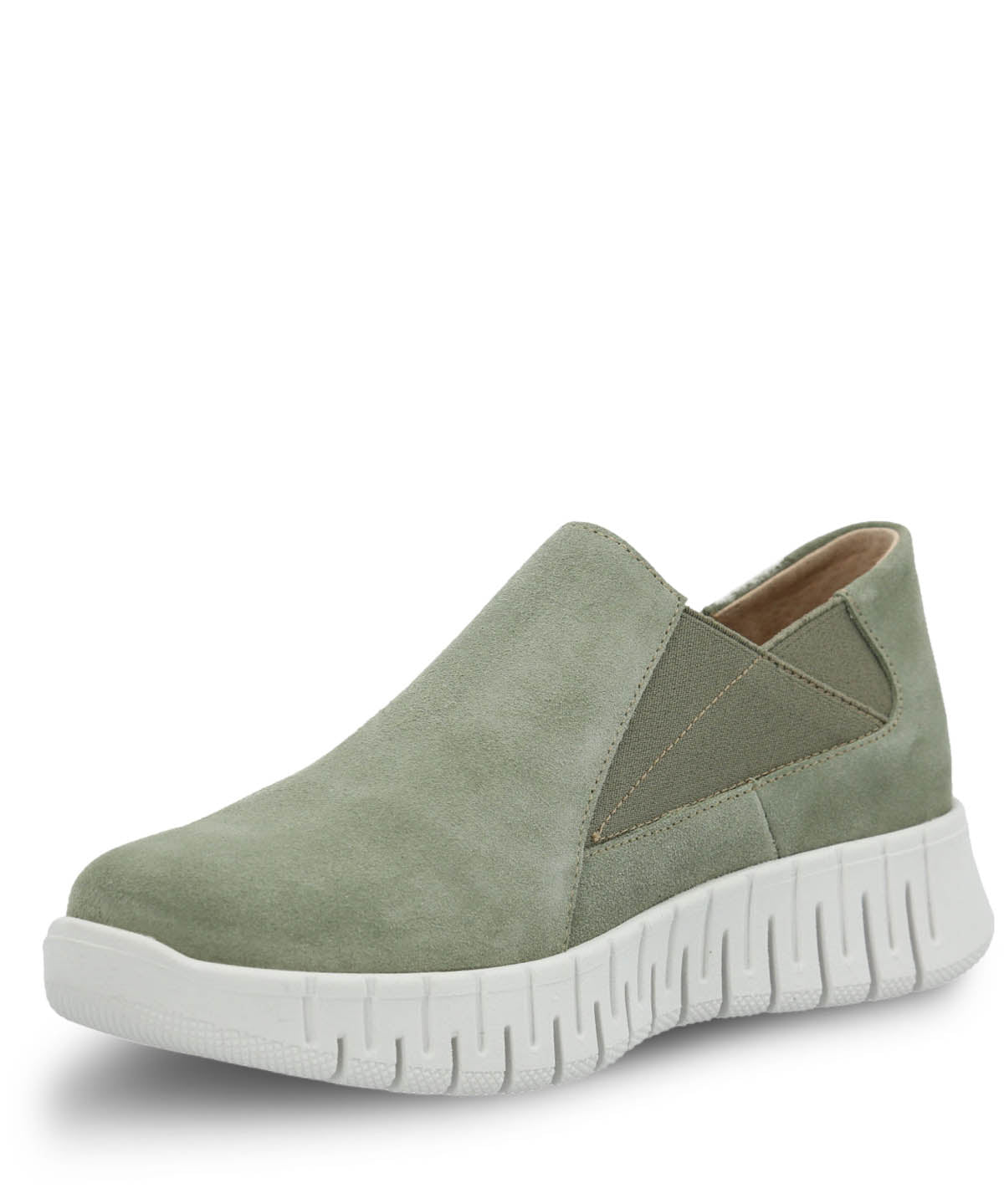 Slip On Mujer Cuero Torino Verde Hush Puppies