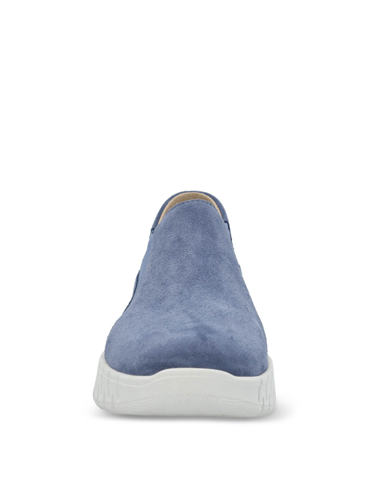 Slip On Mujer Cuero Torino Azul Hush Puppies