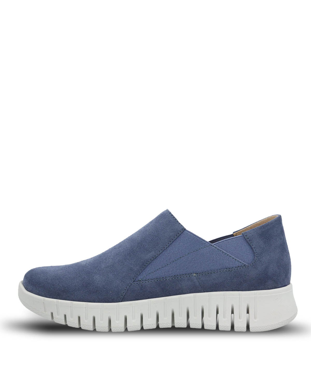 Slip On Mujer Cuero Torino Azul Hush Puppies