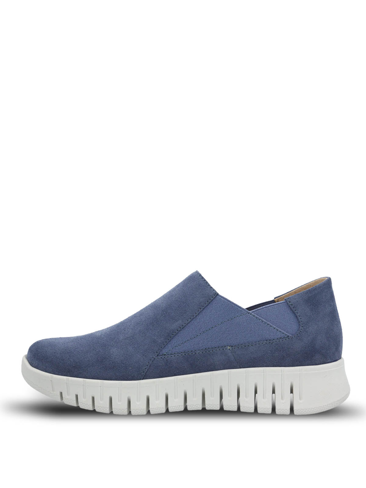 Slip On Mujer Cuero Torino Azul Hush Puppies