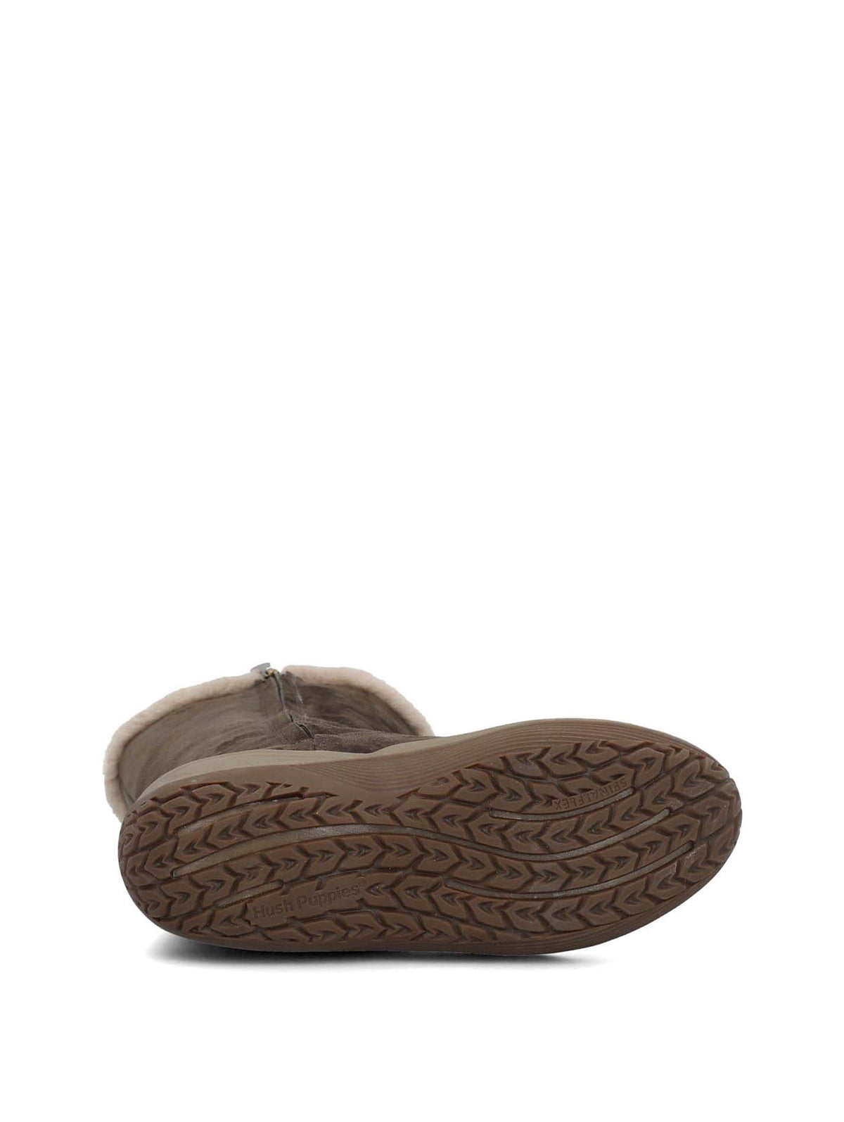 Bota Cuero Mujer Alove Button Café Oscuro