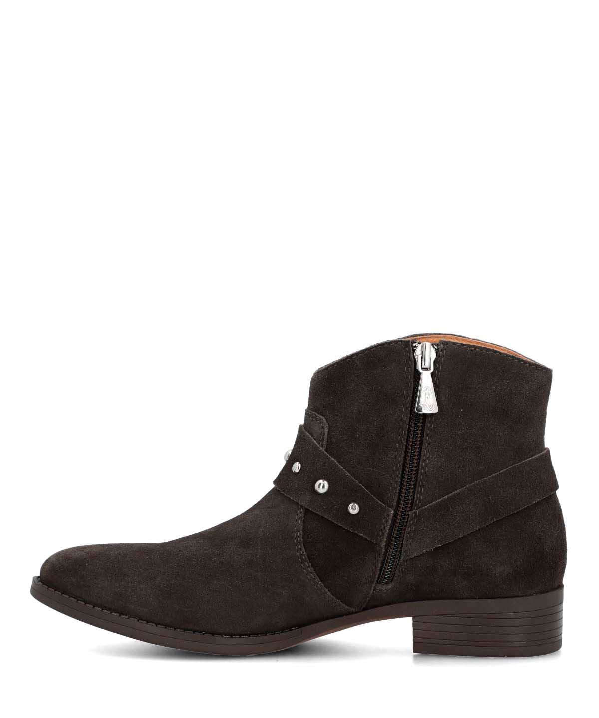 Botin Cuero Mujer Alvania Café
