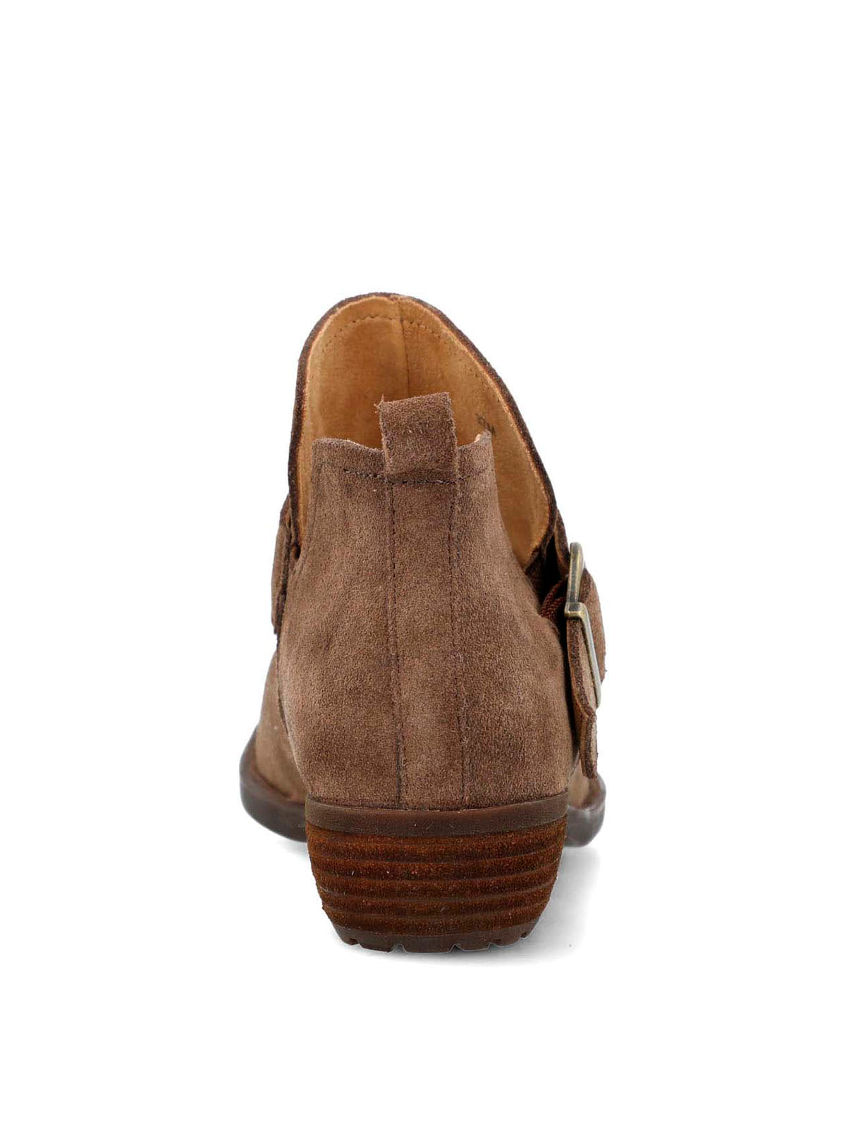 Botin Cuero Mujer Raquel Café